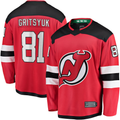 Blackjersey NJ.Devils #81 Arseny Gritsyuk Red Home Breakaway Jerseys