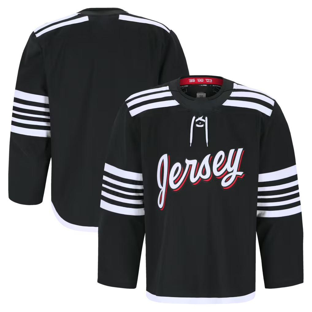 Blackjersey NJ.Devils Black Alternate Authentic Pro Jerseys