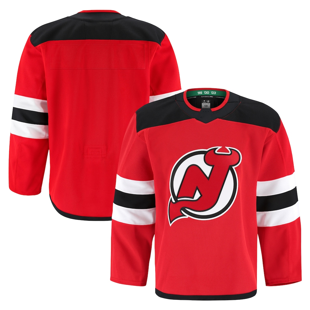 Blackjersey NJ.Devils Red Home Authentic Pro Jerseys