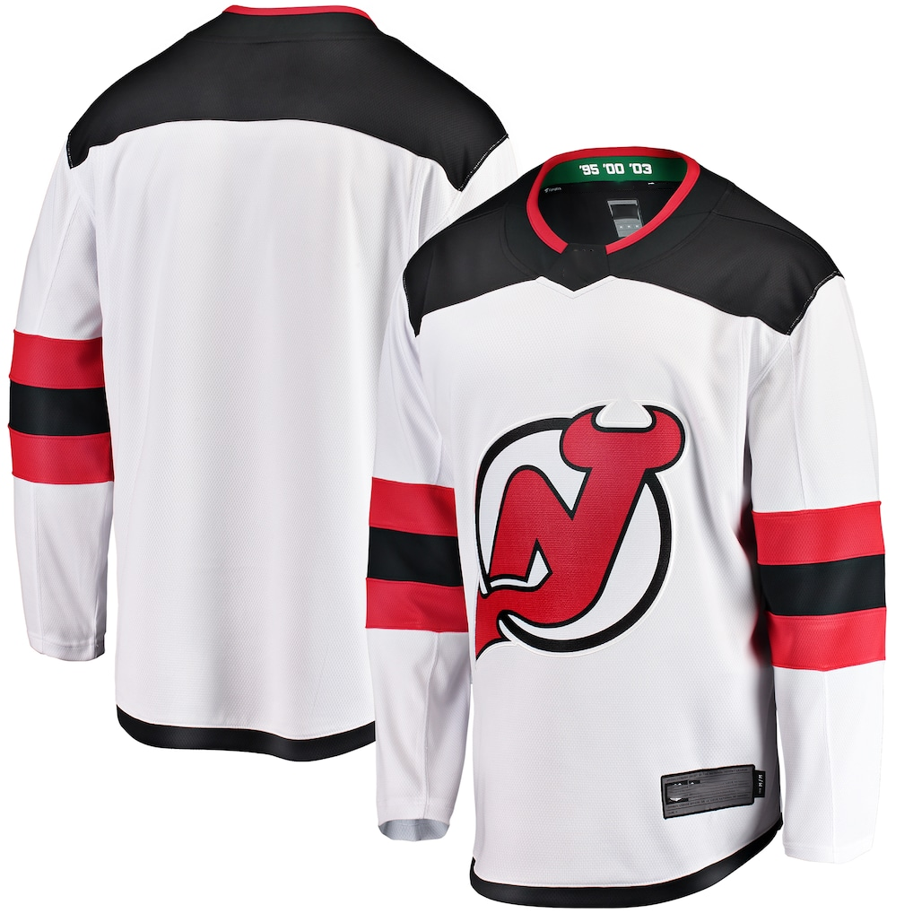 Blackjersey NJ.Devils White Breakaway Away Jerseys