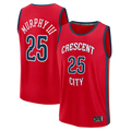 Blackjersey NO.Pelicans #25 Trey Murphy III Red Fast Break Replica Player Stitched Jerseys- Statement Edition