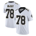 Blackjersey NO.Saints #78 Erik McCoy Player White Limited Vapor Untouchable Home Game Stitched Jerseys