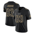 Blackjersey NO.Saints #83 Juwan Johnson Player Black Impact Limited Home Game Stitched Jerseys