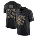 Blackjersey NO.Saints #87 Noah Fant Player Black Impact Limited Home Game Stitched Jerseys