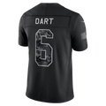 Blackjersey  NY.Giants #6 Jaxson Dart Black 2026 Salute to Service Stitched Limited Jersey