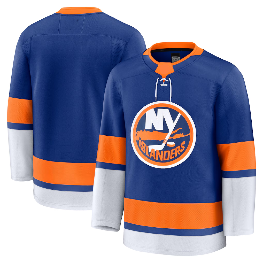 Blackjersey NY.Islanders Royal Home Premium Jerseys
