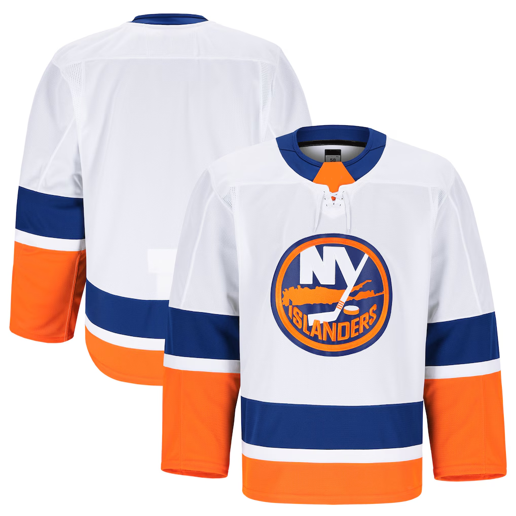 Blackjersey NY.Islanders White Away Authentic Pro Jerseys