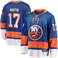 Blackjersey NY.Islanders #17 Matt Martin Home Breakaway Player Jerseys - Royal