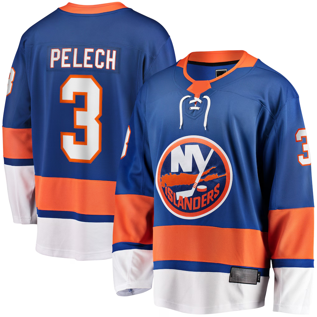 Blackjersey NY.Islanders #3 Adam Pelech Royal Home Breakaway Player Jerseys