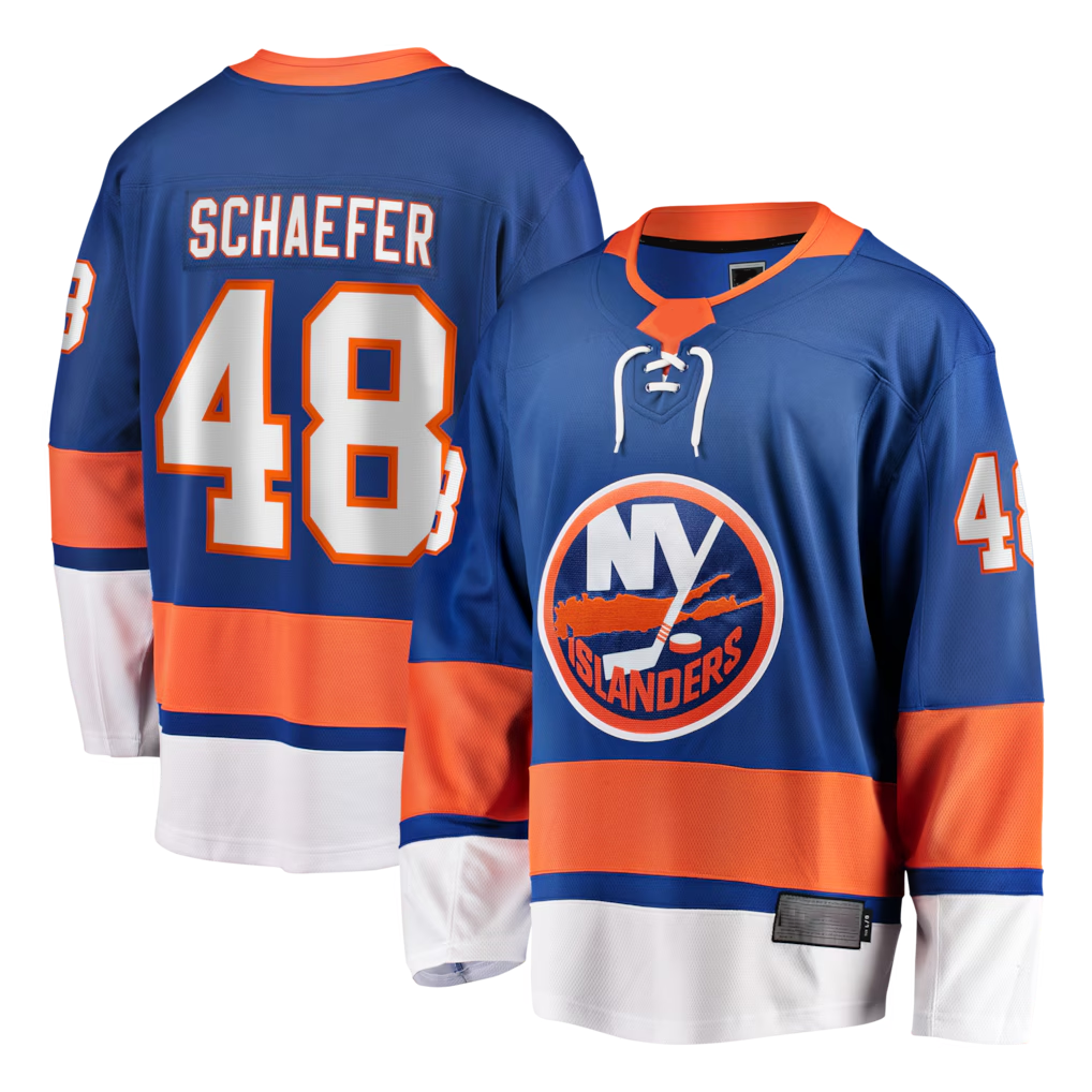 Blackjersey NY.Islanders #48 Matthew Schaefer Royal Home Breakaway Player Jerseys