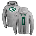 Blackjersey NY.Jets #0 Braelon Allen Player Gray LOGO Pullover Hoodies Limited Game Stitched Jerseys