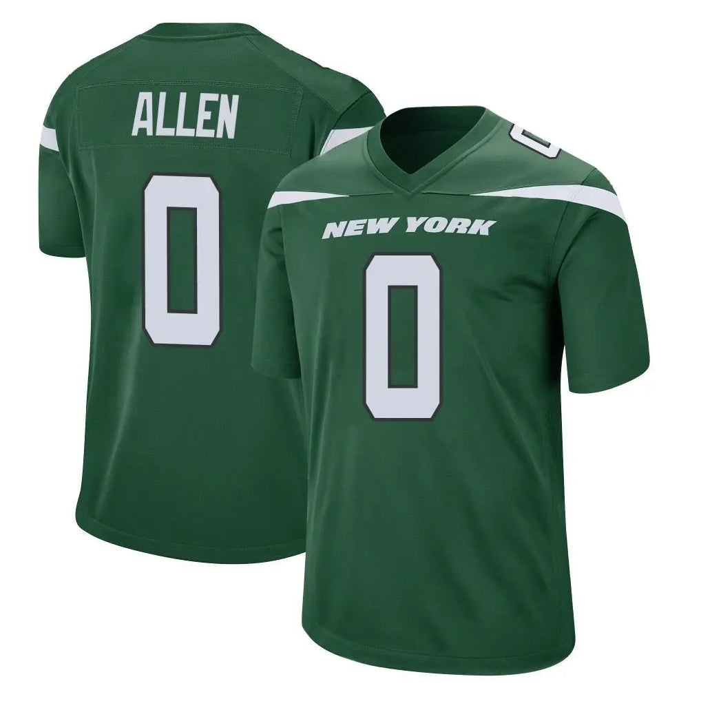 Blackjersey NY.Jets #0 Braelon Allen Player Green Home Game Stitched Jerseys
