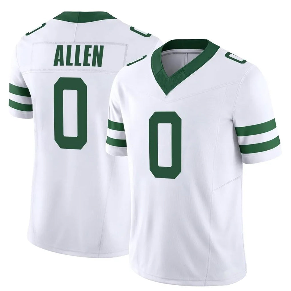 Blackjersey NY.Jets #0 Braelon Allen Player White Legacy Limited Vapor F.U.S.E. Home Game Stitched Jerseys