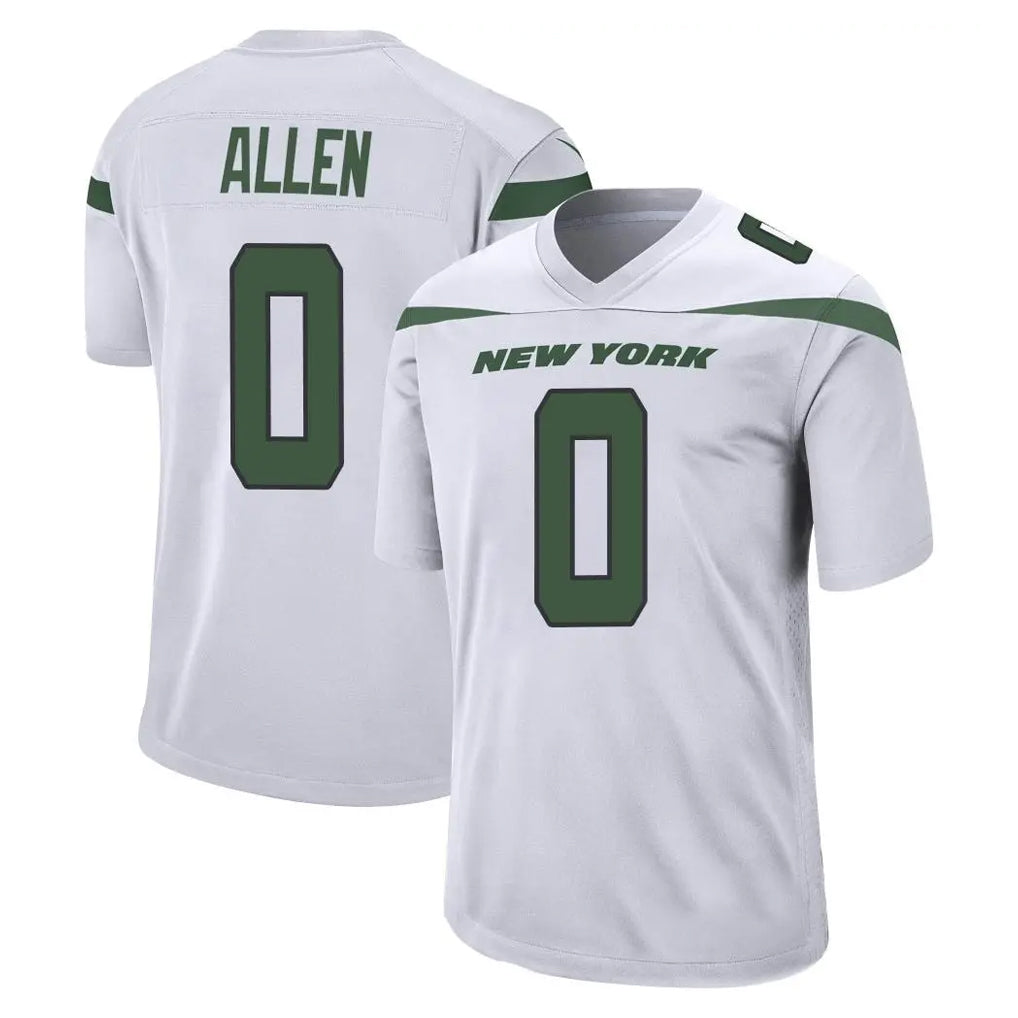 Blackjersey NY.Jets #0 Braelon Allen Player White Spotlight Home Game Stitched Jerseys