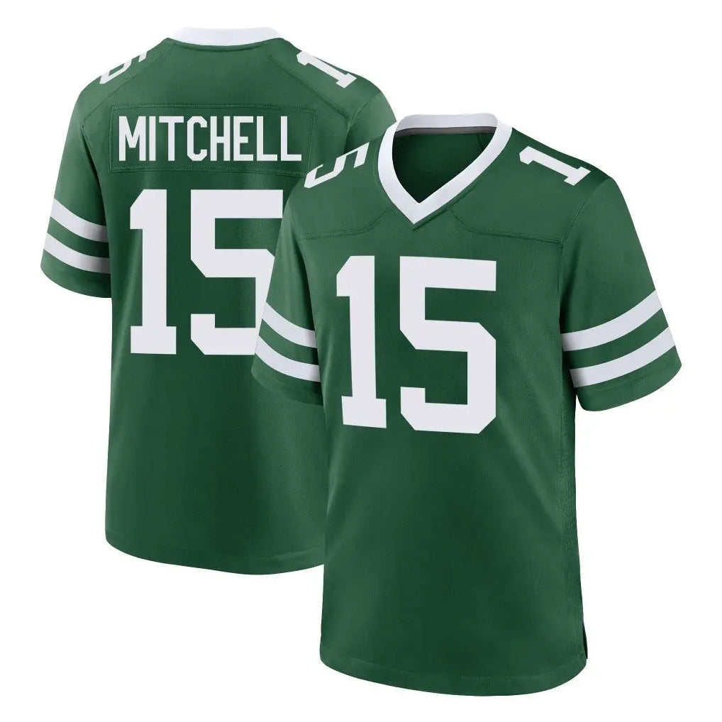 Blackjersey NY.Jets #15 Adonai Mitchell Player Green Legacy Home Game Stitched Jerseys