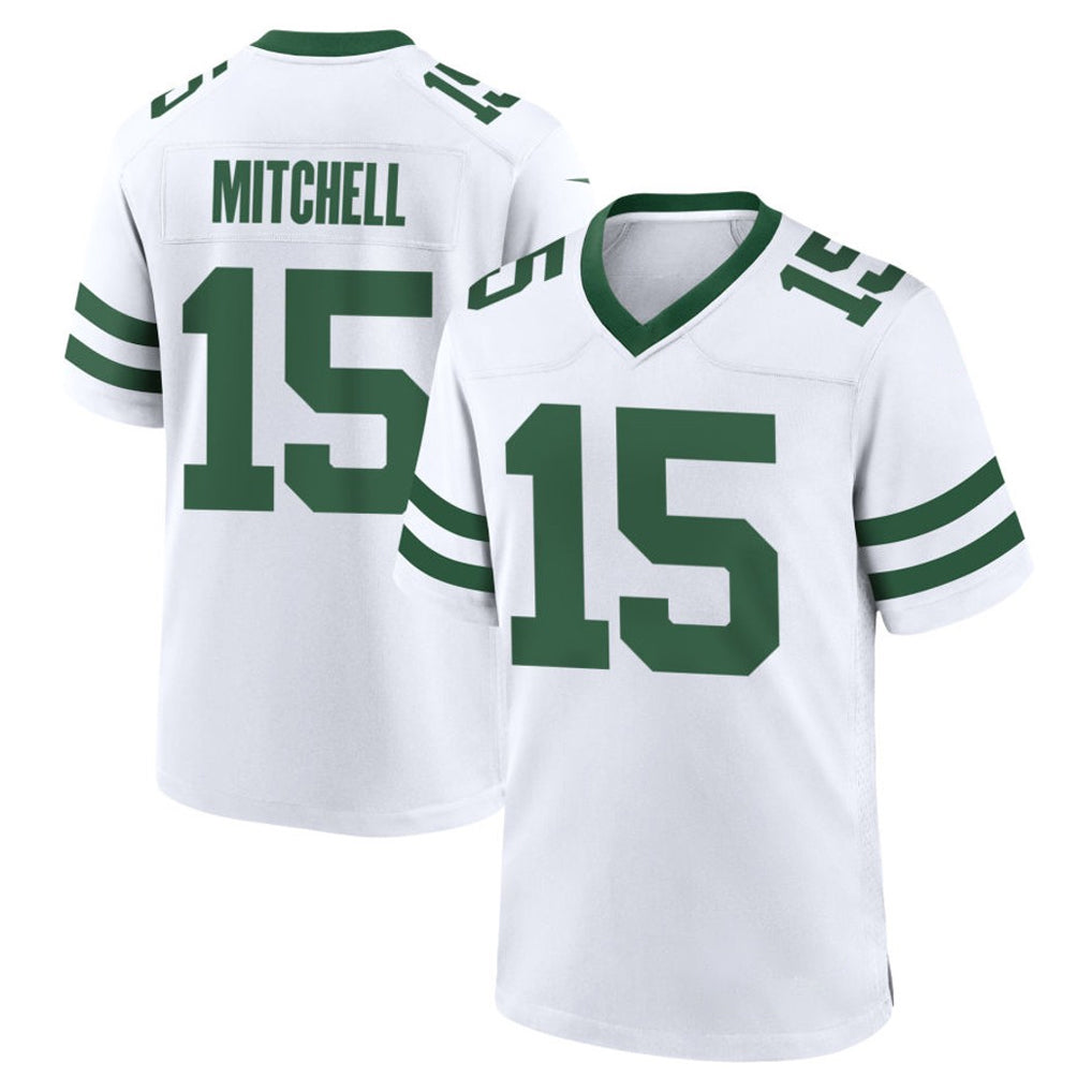 Blackjersey NY.Jets #15 Adonai Mitchell Player White Legacy Home Game Stitched Jerseys