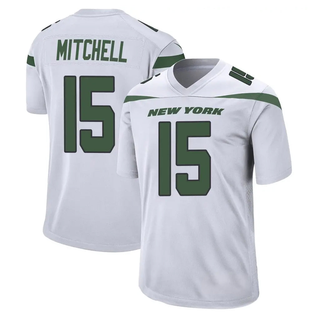 Blackjersey NY.Jets #15 Adonai Mitchell Player White Spotlight Home Game Stitched Jerseys