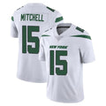 Blackjersey NY.Jets #15 Adonai Mitchell Player White Spotlight Limited Vapor Home Game Stitched Jerseys