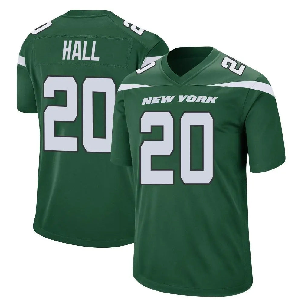 Blackjersey NY.Jets #20 Breece Hall Player Green Home Game Stitched Jerseys