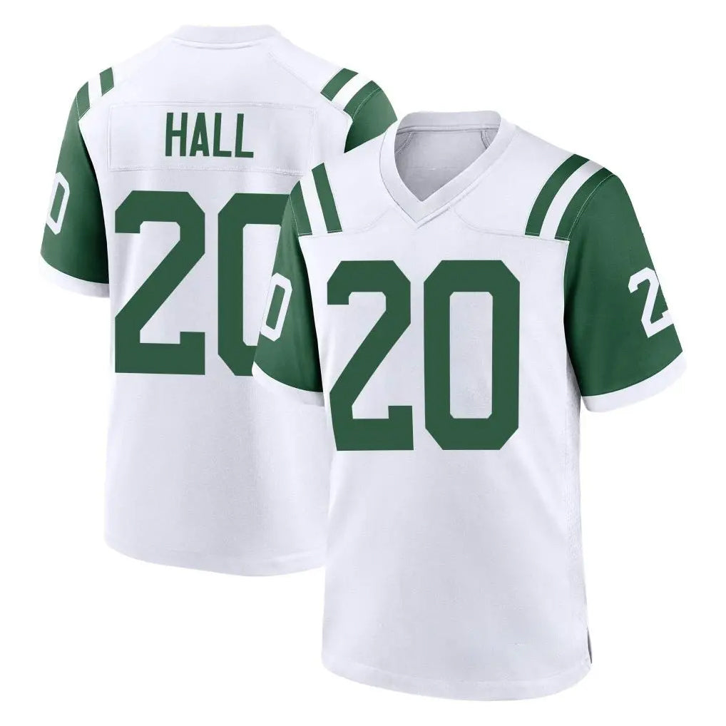 Blackjersey NY.Jets #20 Breece Hall Player White Classic Home Game Stitched Jerseys