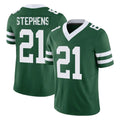 Blackjersey NY.Jets #21 Brandon Stephens Player Green Legacy Limited Vapor F.U.S.E. Home Game Stitched Jerseys