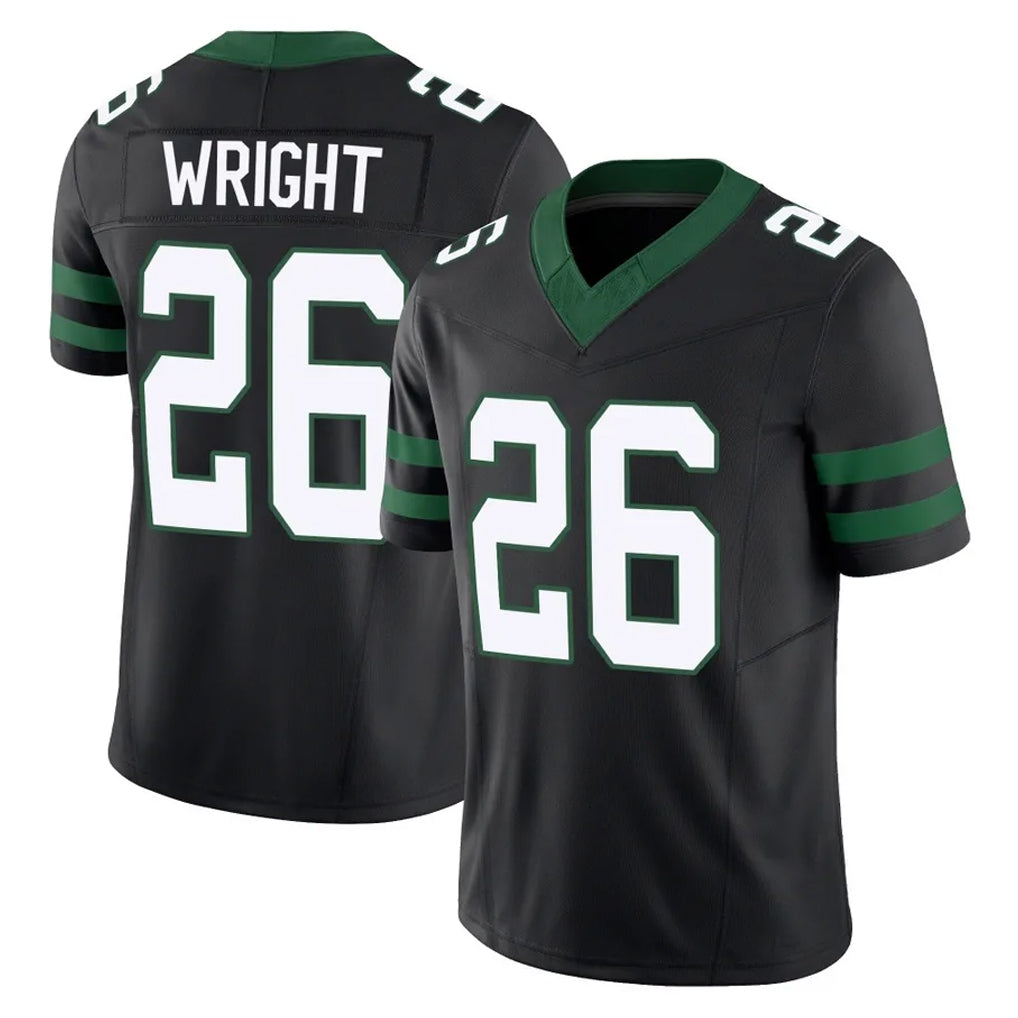 Blackjersey NY.Jets #26 Nahshon Wright Player Black Limited Legacy Vapor F.U.S.E. Home Game Stitched Jerseys