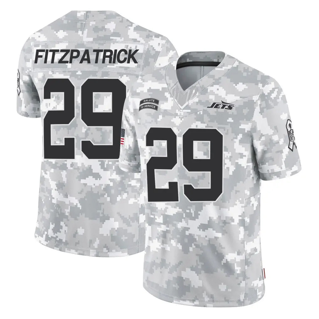 Blackjersey NY.Jets #29 Minkah Fitzpatrick Player Arctic Camo Salute to Service Limited Game Stitched Jerseys