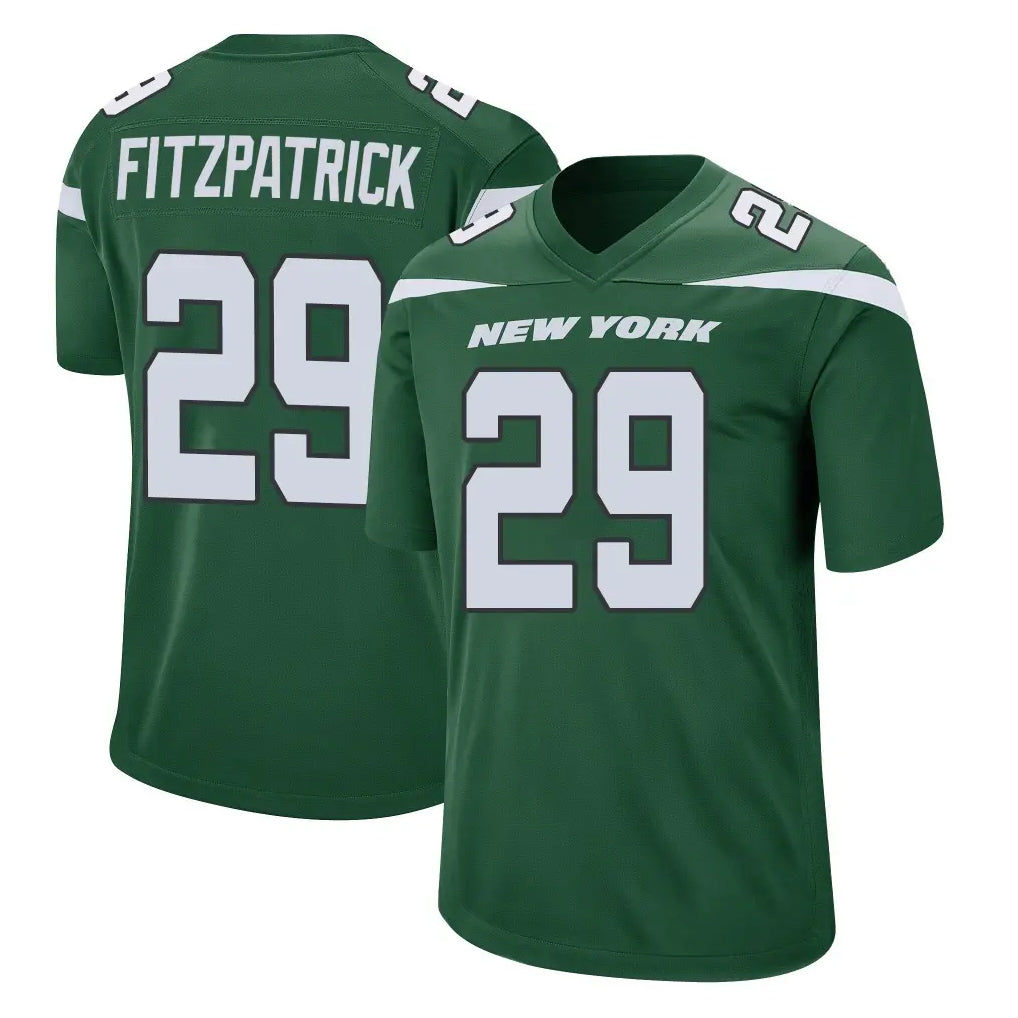 Blackjersey NY.Jets #29 Minkah Fitzpatrick Player Green Home Game Stitched Jerseys