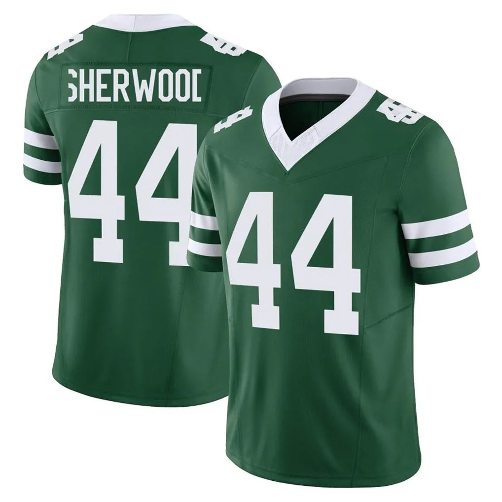 Blackjersey NY.Jets #44 Jamien Sherwood Player Green Legacy Limited Vapor F.U.S.E. Home Game Stitched Jerseys