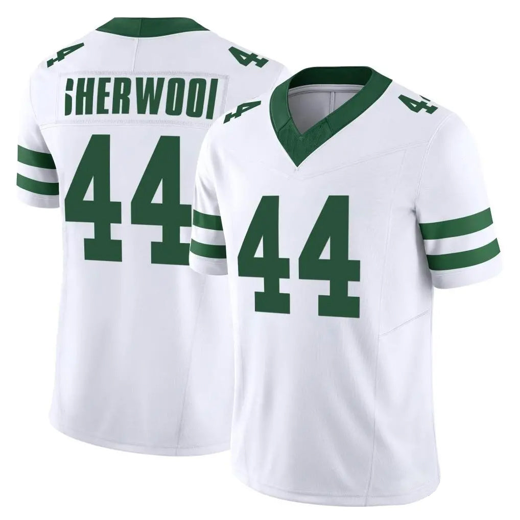 Blackjersey NY.Jets #44 Jamien Sherwood Player White Legacy Limited Vapor F.U.S.E. Home Game Stitched Jerseys