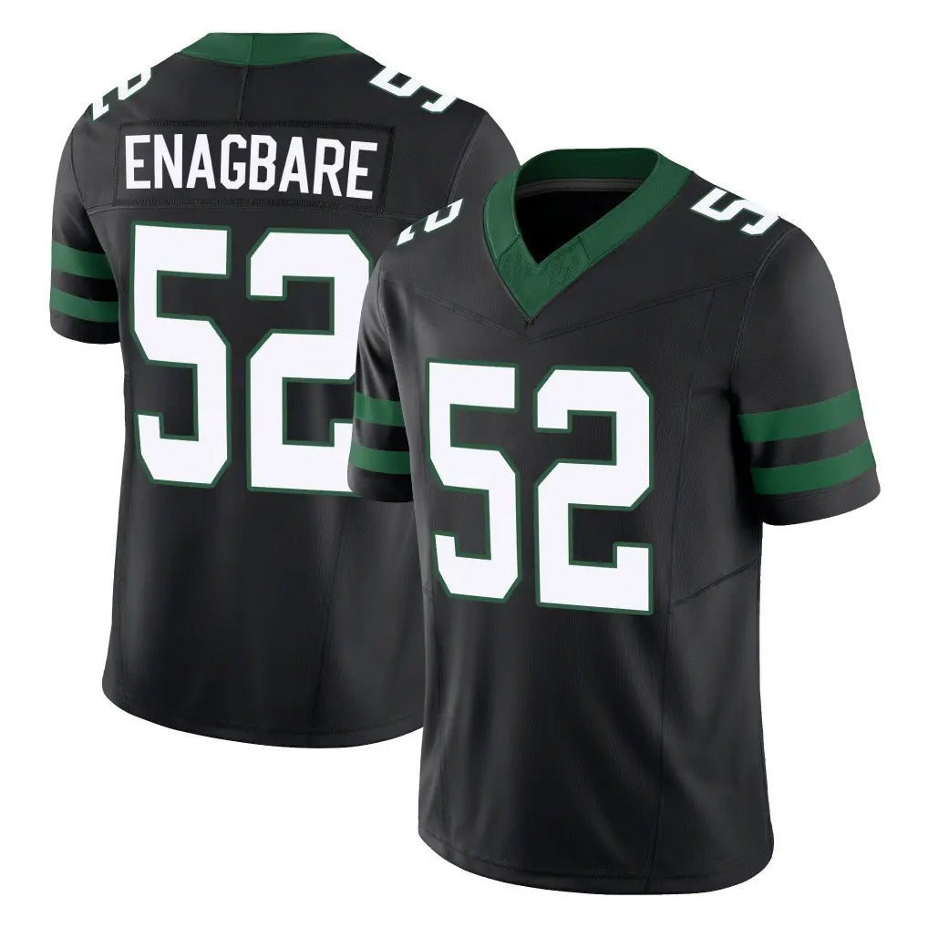 Blackjersey NY.Jets #52 Kingsley Enagbare Player Black Limited Legacy Vapor F.U.S.E. Home Game Stitched Jerseys