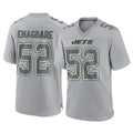 Blackjersey NY.Jets #52 Kingsley Enagbare Player Gray Limited Atmosphere Fashion Home Game Stitched Jerseys