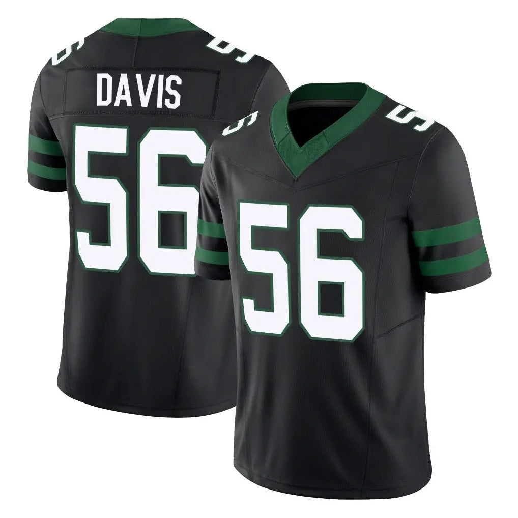 Blackjersey NY.Jets #56 Demario Davis Player Black Limited Legacy Vapor F.U.S.E. Home Game Stitched Jerseys