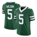 Blackjersey NY.Jets #5 Garrett Wilson Player Green Legacy Limited Vapor F.U.S.E. Home Game Stitched Jerseys