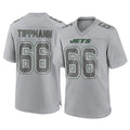 Blackjersey NY.Jets #66 Joe Tippmann Player Gray Limited Atmosphere Fashion Home Game Stitched Jerseys