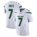 Blackjersey NY.Jets #7 Geno Smith Player White Spotlight Limited Vapor Home Game Stitched Jerseys