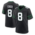 Blackjersey NY.Jets #8 Andre Cisco Player Black Legacy Home Game Stitched Jerseys