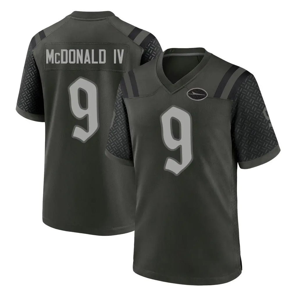 Blackjersey NY.Jets #9 Will McDonald IV Player Green 2025 Rivalries Collection Home Game Stitched Jerseys