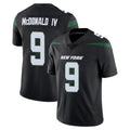 Blackjersey NY.Jets #9 Will McDonald IV Player Stealth Black Limited Vapor Home Game Stitched Jerseys