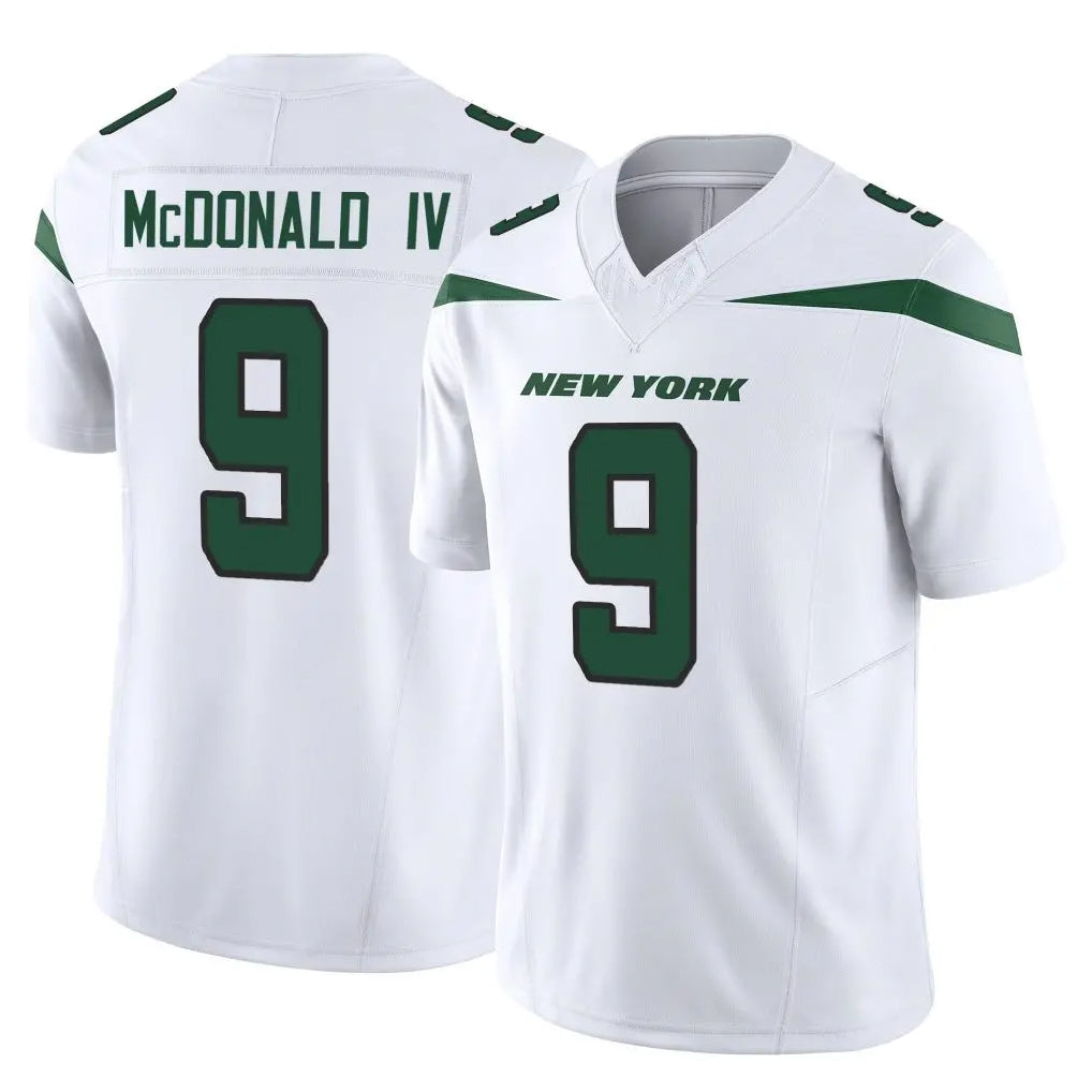 Blackjersey NY.Jets #9 Will McDonald IV Player White Limited Vapor F.U.S.E. Home Game Stitched Jerseys
