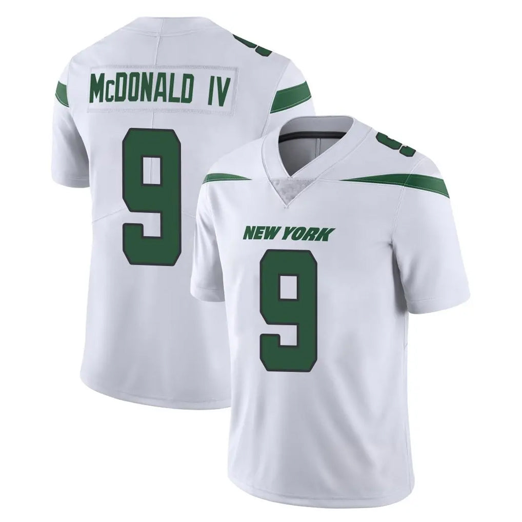 Blackjersey NY.Jets #9 Will McDonald IV Player White Spotlight Limited Vapor Home Game Stitched Jerseys