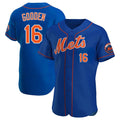 Blackjersey NY.Mets #16 Dwight Gooden Player Royal Limited Elite Home Stitched Jerseys