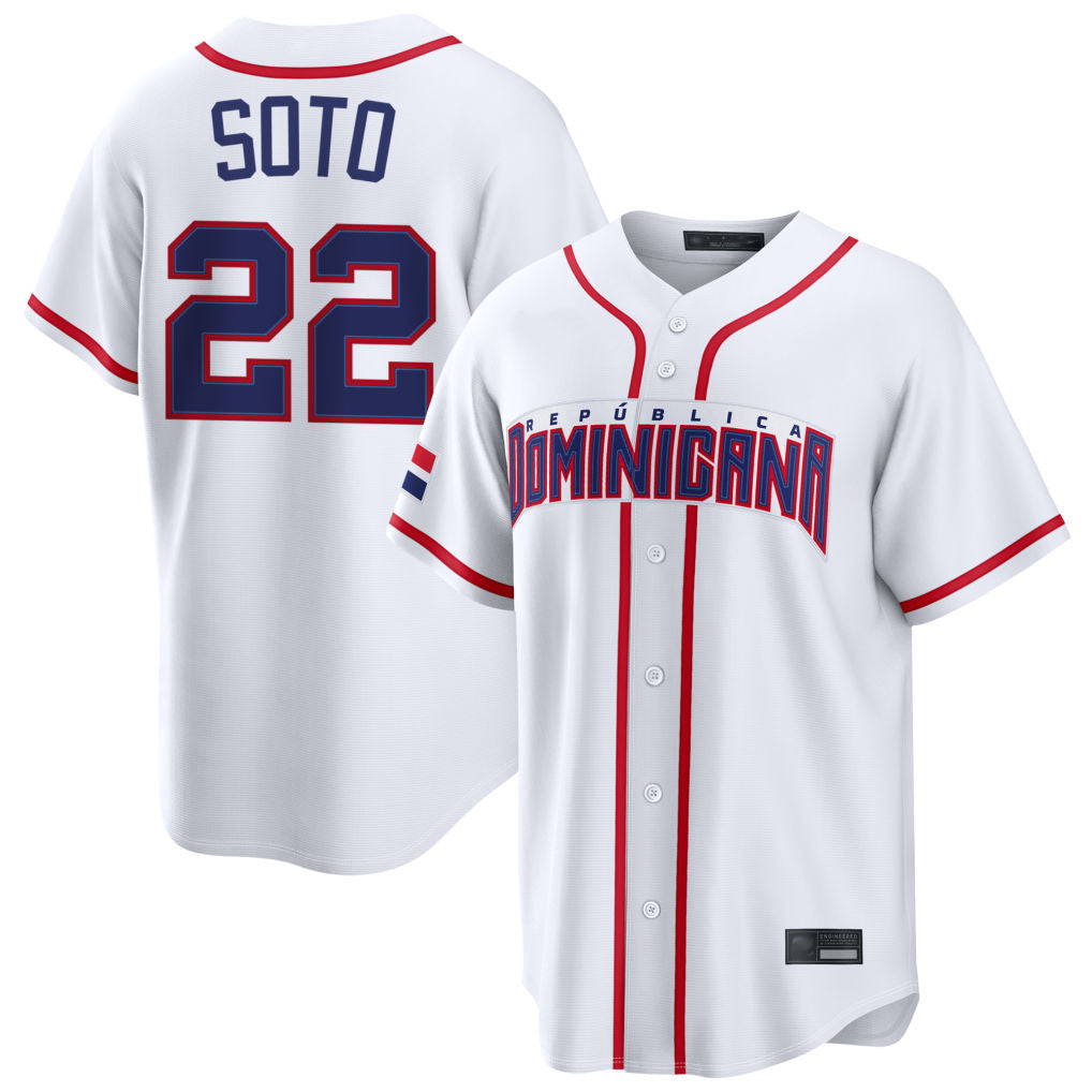 Blackjersey NY.Mets #22 Juan Soto Player White 2026 World Classic Home Limited Stitched Jerseys