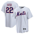 Blackjersey NY.Mets #22 Juan Soto Player White Home Game Stitched Jerseys