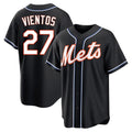 Blackjersey NY.Mets #27 Mark Vientos Player Black Fashion Out Game Stitched Jerseys