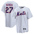Blackjersey NY.Mets #27 Mark Vientos Player White Home Game Stitched Jerseys