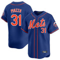 Blackjersey NY.Mets #31 Mike Piazza Player Royal Home Limited Stitched Jerseys