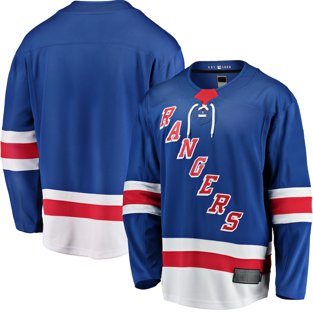 Blackjersey NY.Rangers Blue Breakaway Home Jerseys