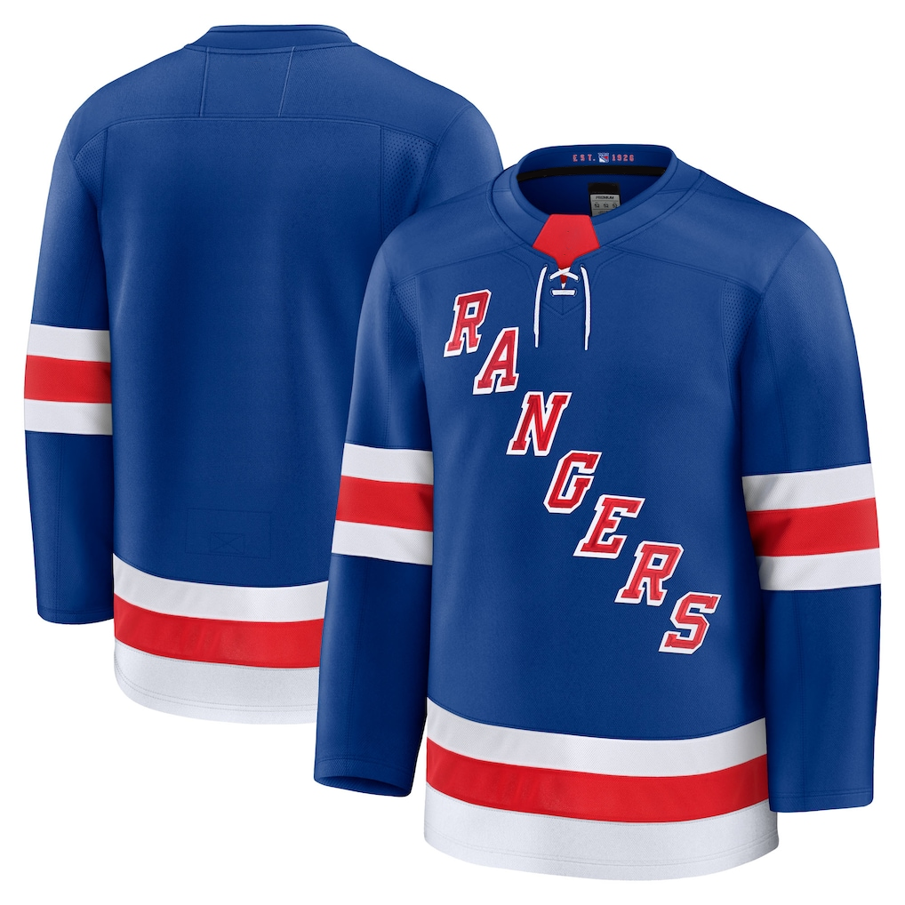 Blackjersey NY.Rangers Blue Home Premium Jerseys