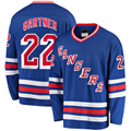 Blackjersey NY.Rangers #22 Mike Gartner Blue Home Breakaway Jerseys